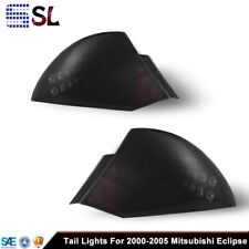 Pair Tail Lights For 2000-2005 Mitsubishi Eclipse LED Smoke Lens Rear Brake Lamp picture