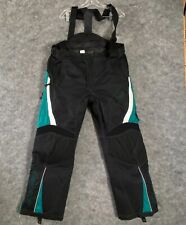 Mossi Snowmobile Racing Bibs Pants Size XL Black Factory Racing Embroidery picture