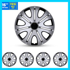 15in Universal Hubcap Wheel Cover (Set of 4) For 15 inch Standard Steel Wheels picture