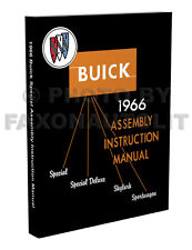 1966 Buick Factory Assembly Manual Special Skylark Sportwagon Gran Sport GS 400 picture