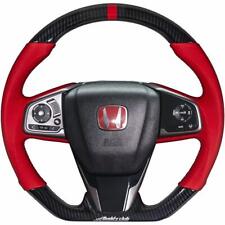Buddy Club Time Attack Sport Steering Wheel for 2016-2021 Honda Civic Carbon picture