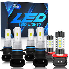 For Toyota Corolla 2009-2013 6pcs LED Headlight Fog Light Bulbs Combo Kit A++ picture