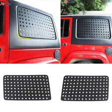 Car Rear Window Triangle Glass Panel Cover For Jeep Wrangler JK 4-Door 2011-2017 picture