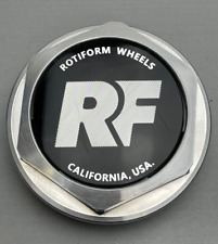 *USED Rotiform Machined/Foil Logo Thread In Wheel Center Cap 32170-26 picture