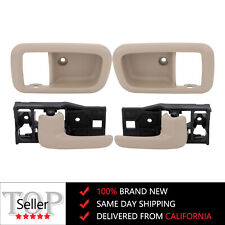 Interior Inside Rear Left+Right Side Door Handle+Bezel For Toyota Tundra 00-06 picture