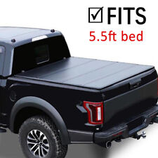 4 Fold Soft 5.5ft Tonneau Cover for For 15-22 Ford F150 Extra Short Truck Bed picture