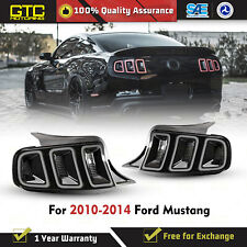 Sequential Tail Lights for 10-14 Ford Mustang Smoke Lens LED Dynamic Turn Signal picture