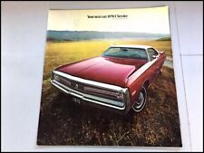 1970 Chrysler 36-page Large Car Sales Brochure Catalog - Newport New Yorker 300 picture