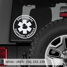 Emotional Support Vehicle Duck Off-road Car Sticker Vinyl Decal picture