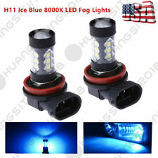 2x Ice Blue 8000K Bulbs DRL H11 High Power 80W LED Fog Lights Driving For Honda picture