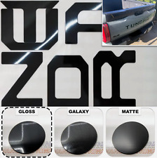 Gloss Black Raised Plastic Letters Inserts Toyota Tundra 2022 2023 2024 Tailgate picture