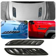Universal Car Hood Vent Scoop Air Flow Intake Louvers Cooling Bonnet Vent Cover picture