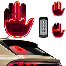 Red LED Middle Finger Light Hand Finger Gesture Light w/ Remote Car Signs-Light picture