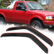 Fits 93-11 Ford Ranger In Channel Window Visors Rain Sun Guard Vent 2Pc Set picture