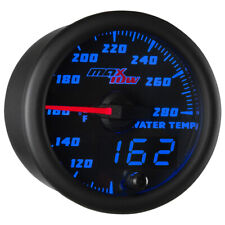 52mm Black & Blue MaxTow Double Vision Water Temperature Gauge picture