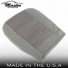 2002 To 2004 Ford F-250 F-350 F-450 XLT Driver Side Bottom Cloth Seat Cover Gray picture