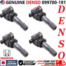 OEM DENSO x4 Ignition Coils For 2012-2017 Honda Civic HRV & Acura I4, 099700-181 picture
