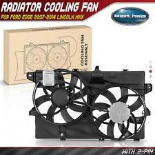 Radiator Fan Assembly w/ Towing & Dual Fans for Ford Edge 2007-2014 Lincoln MKX picture