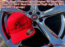 RARE THE SALEEN STORE RED BLK FLEXFIT HAT NOS S281 SC PJ MUSTANG S331 TRUCK FORD picture