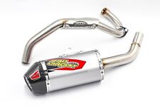 EXHAUST MUFFLER RACING CARBON PIPE FULL SYSTEM FIT FOR KAWASAKI KLX110L  KLX110 picture