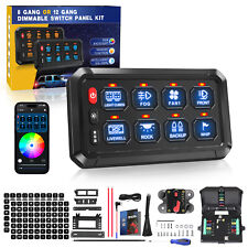 RGB 8 Gang Switch Panel On-Off APP Control for 2024 Can-Am Maverick X3 RR UTV picture