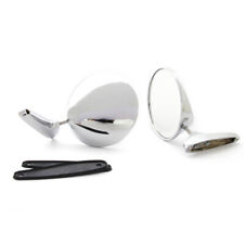 RENAULT 4CV 1946 1947 48 49 50-61 PAIR STAINLESS DOOR MIRRORS NEW ( 2pcs ) LH/RH picture