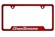 Red License Plate Frame for Maserati Granturismo S picture