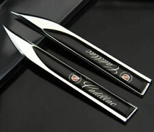 NEW 2x metal for Cadillac blade FENDER badge decal landmark 3D Emblems  picture