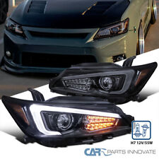 Smoke Projector Headlights Fits 2011-2013 Scion tC LED Bar Signal Lamps 11-13 picture