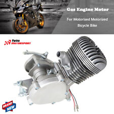 2 Stroke 100cc Gas Engine Motor For Motorised Motorized Bicycle Bike Silver picture