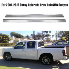 2x Slip-On Rocker Panel Cover for 04-12 Chevy Colorado Crew Cab GMC Canyon Steel picture
