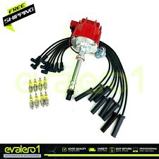 Igntion Distributor + Wire Set + Spark Plug For Chevrolet 305 350 400 GMC picture