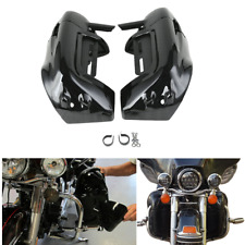 Glossy Black Lower Vented Leg Fairing For Harley Touring Street Road Glide 83-13 picture