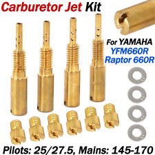 For 01-05 Raptor 660R Multi Stage Jet Kit YFM660R Pilots 25/27.5 , Mains 145-170 picture