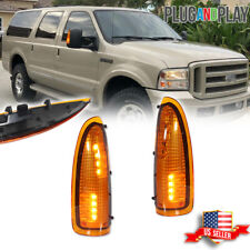 Amber Lens LED Side Mirror Signal Light Lamps For 03-07 Ford F250 F350 SuperDuty picture