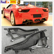 Carbon Fiber Rear Fog Light Diffuser Surround For Ferrari 458 Italia Spider picture