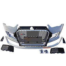 For Audi A3/S3 8V RS3 Style Front Bumper kit Quattro grill 2014-2016 include Lip picture