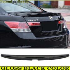 2008-2012 Honda Accord 4 Door Sedan Factory Style Spoiler Trunk Wing GLOSS BLACK picture