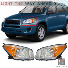 For 2009 2010-12 Toyota RAV4 Sport Headlights Assembly Halogen Chrome 2PCS LH+RH picture