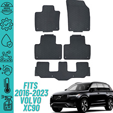 For 2016-2023 Volvo XC90 Floor Mats Heavy Duty All Weather Liner 3Row Set Rubber picture