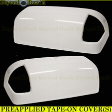 For 2010-18 2019 Dodge Ram 2500 3500 Mirror COVERS Towing W/TSH PW7 BRIGHT WHITE picture