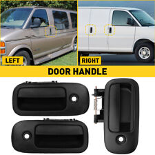 3PCS Rear Front Door Exterior Panel Handle For 1996-2009 Chevy Express 2500 Van picture
