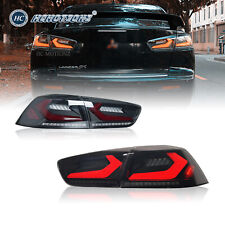HCmotion For Mitsubishi Lancer EVO X 2008-2017 LED Tail Lights Smoked 4Pcs Rear picture