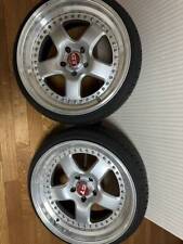 JDM Rare Panasport G7 C5C2 114.3 5 holes 18 inches 2wheels set No Tires picture