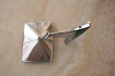Old  Chrome Rectangle Car Mirror, 26594 2 Exterior Side Mirror Bolt/Screw on picture