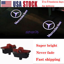 2 LED Projector Ghost Shadow Light Door HD For Mercedes-Benz C Class W204 C350 picture
