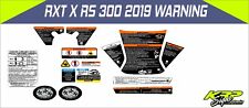 SEADOO RXT X RS 300 2019 Graphics / Decal / Sticker Kit WARNING DECALS picture