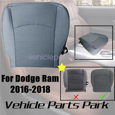 For 2013 2014-2017 2018 Dodge Ram 1500 2500 Driver Bottom Gray Cloth Seat Cover picture