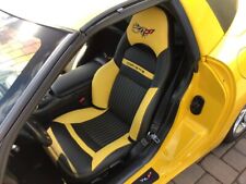 Corvette C5 Sports 1997-2004 In  Yellow & Black 50th Anniversary Seat Covers picture