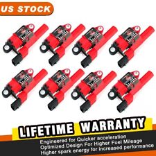 High Performance Ignition Coil Set of 8 For GM Round Style 12573190 UF414 D514A picture